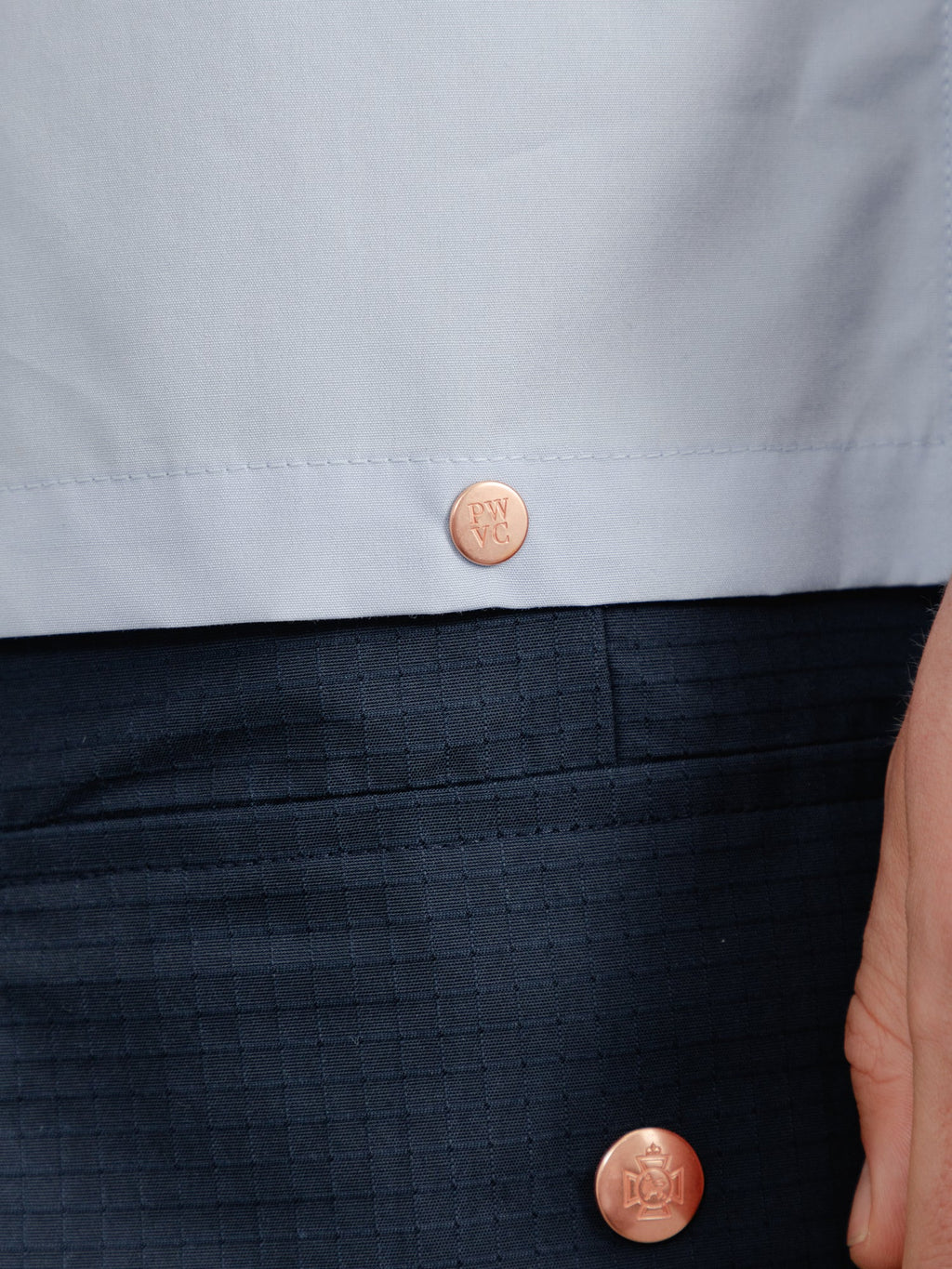 The Cotton Cuban Collar Shirt - Azure