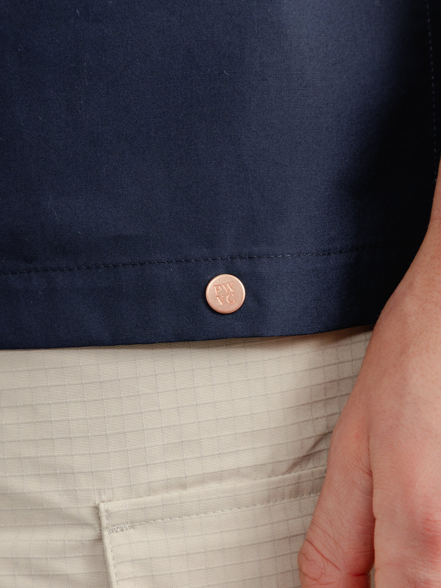 The Cotton Cuban Collar Shirt - Ink