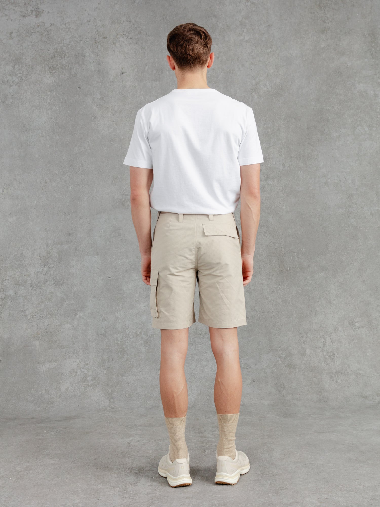 The Fitzrovia Cargo Shorts - Alabaster