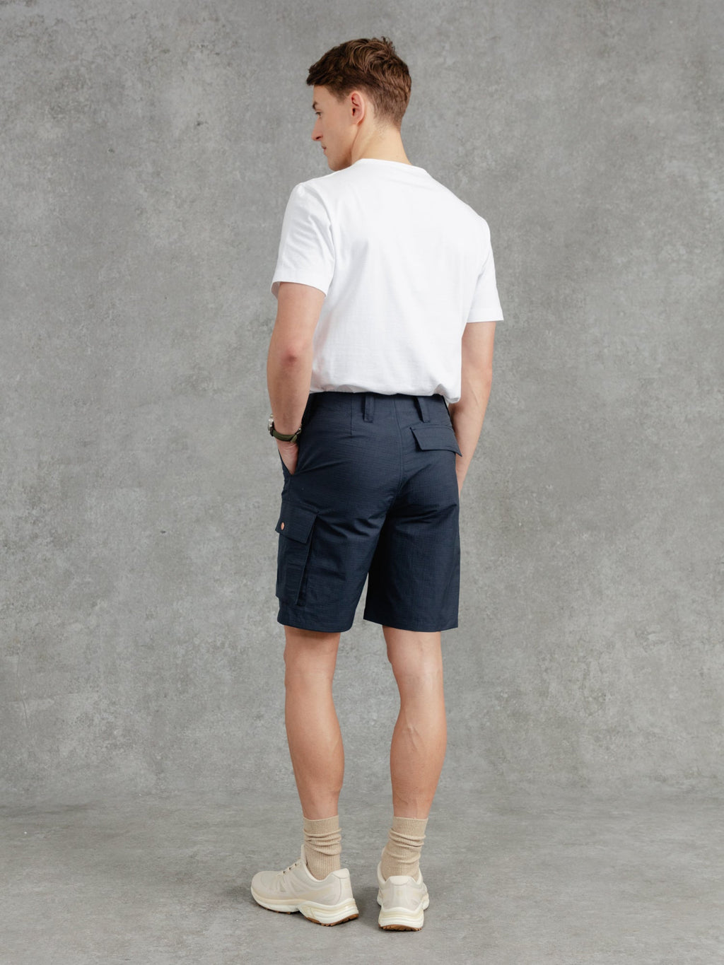 The Fitzrovia Cargo Shorts - Ink