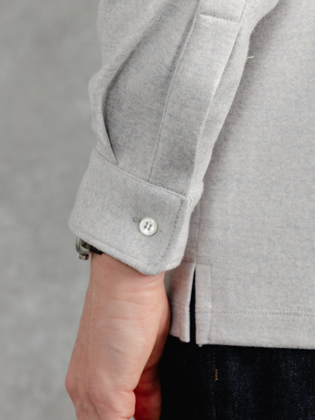 The Jersey Shirt - Light Grey