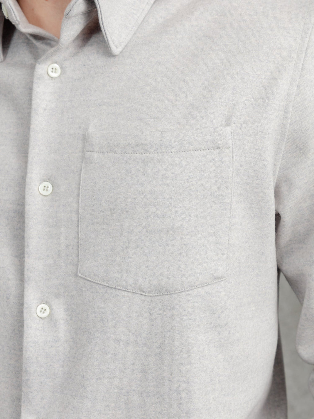 The Jersey Shirt - Light Grey
