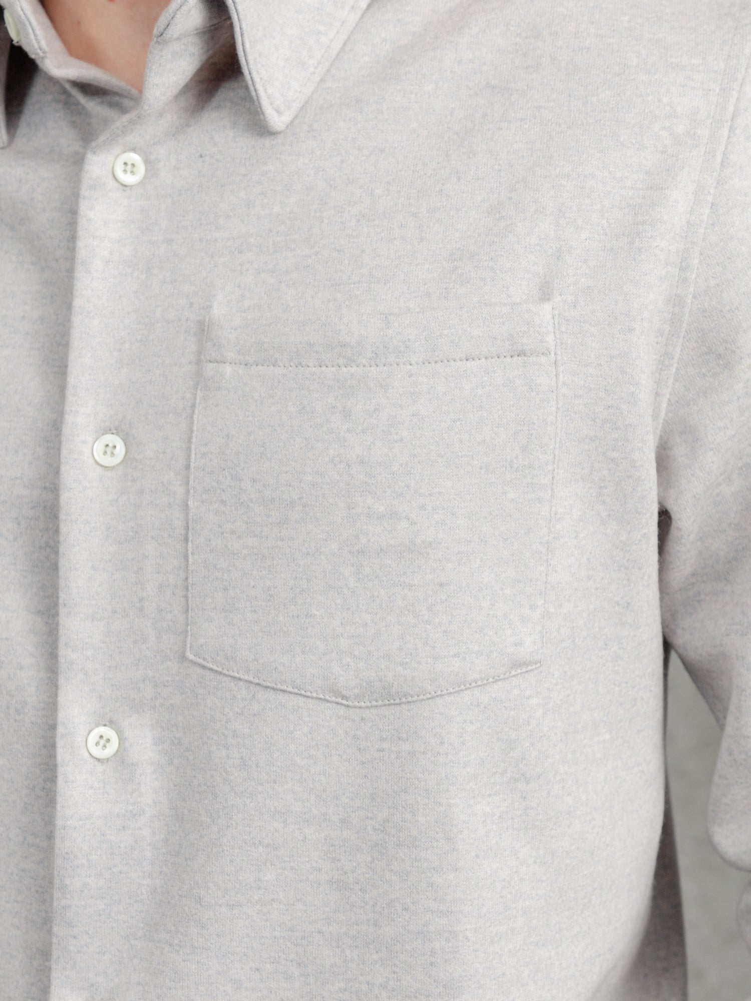The Jersey Shirt - Light Grey