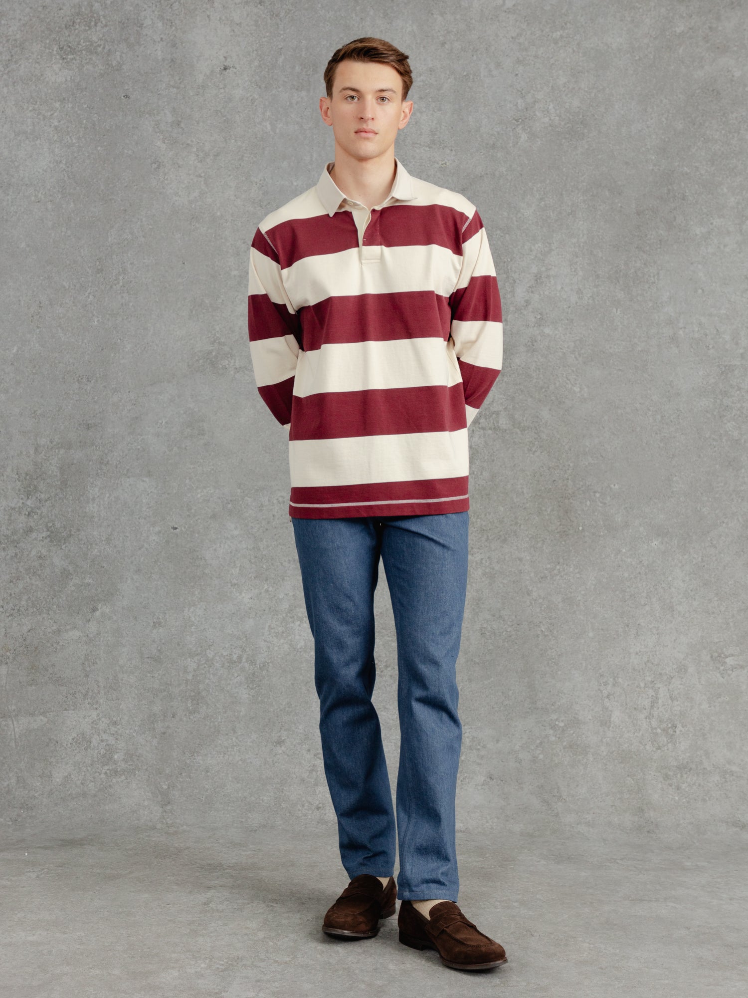 The Regents Rugby Shirt - Brick