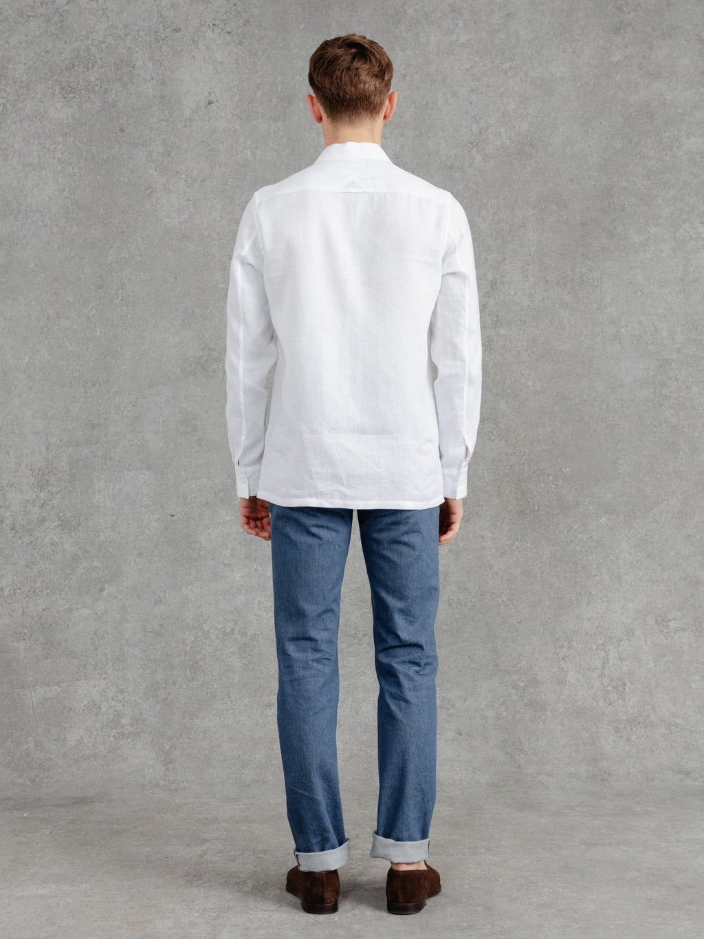 The Victor Linen Shirt - Chalk