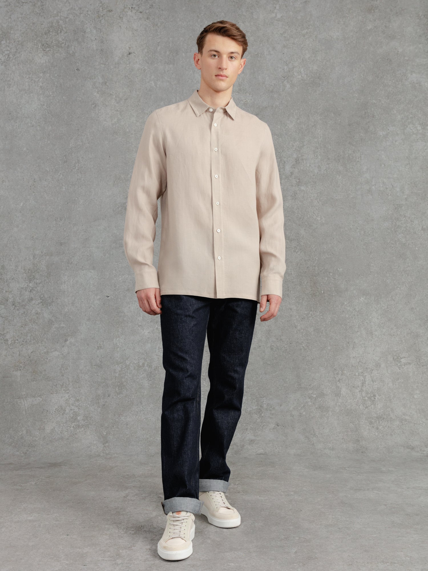 The Victor Linen Shirt - Alabaster