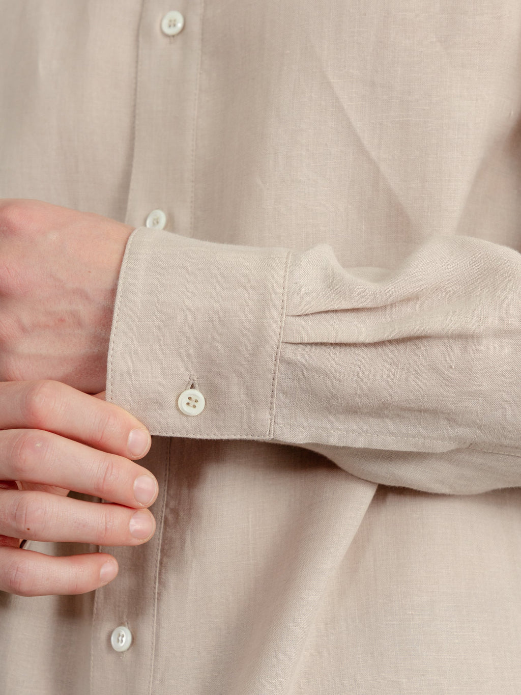 The Victor Linen Shirt - Alabaster