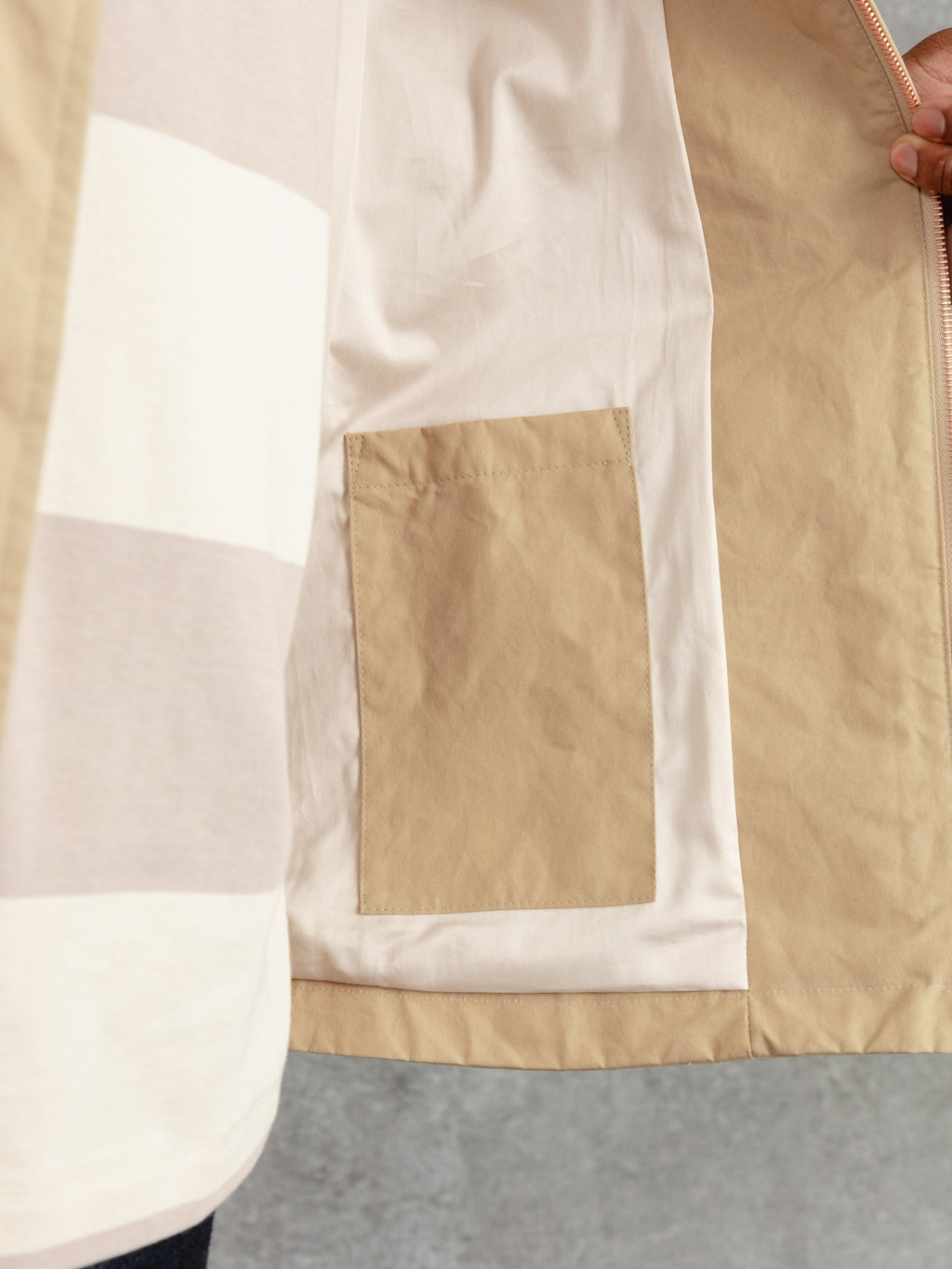 The Casual Wax Jacket - Alabaster