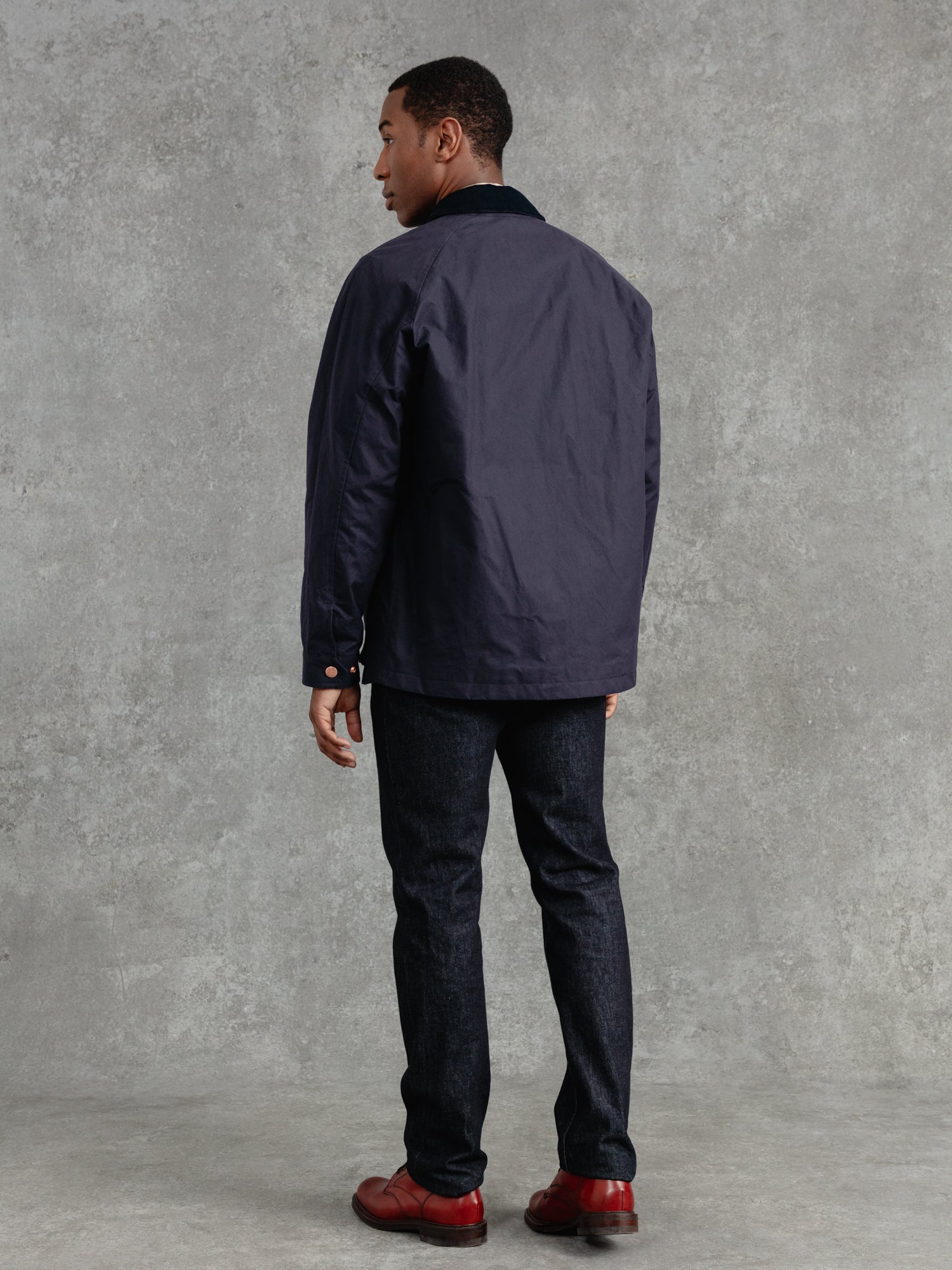 The Casual Wax Jacket - Ink