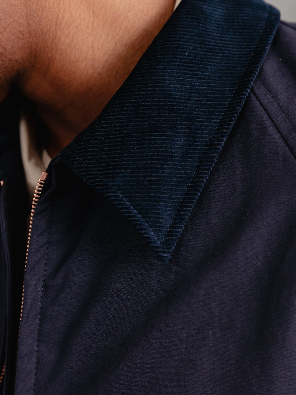 The Casual Wax Jacket - Ink