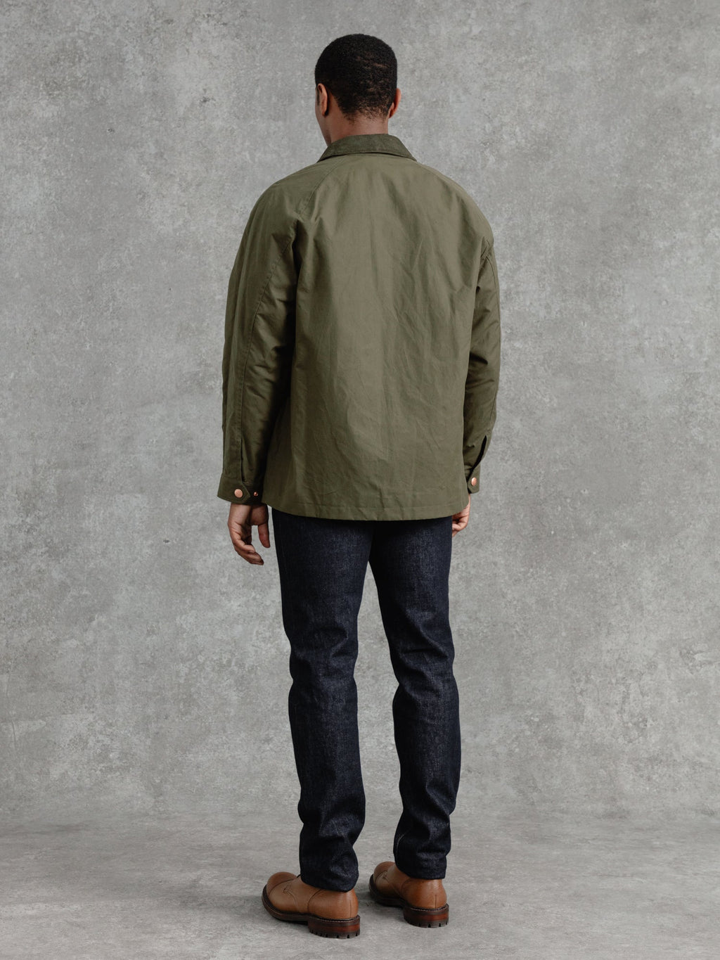 The Casual Wax Jacket - Olive