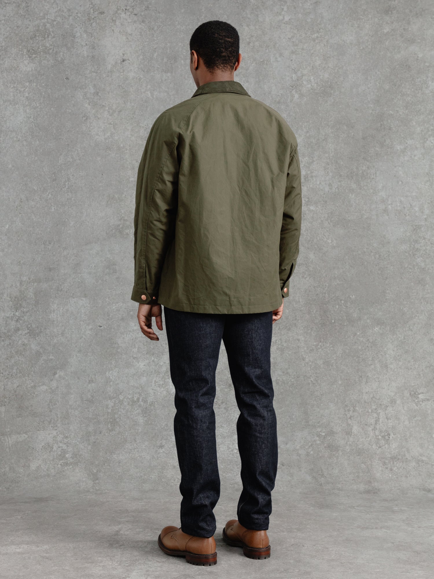The Casual Wax Jacket - Olive