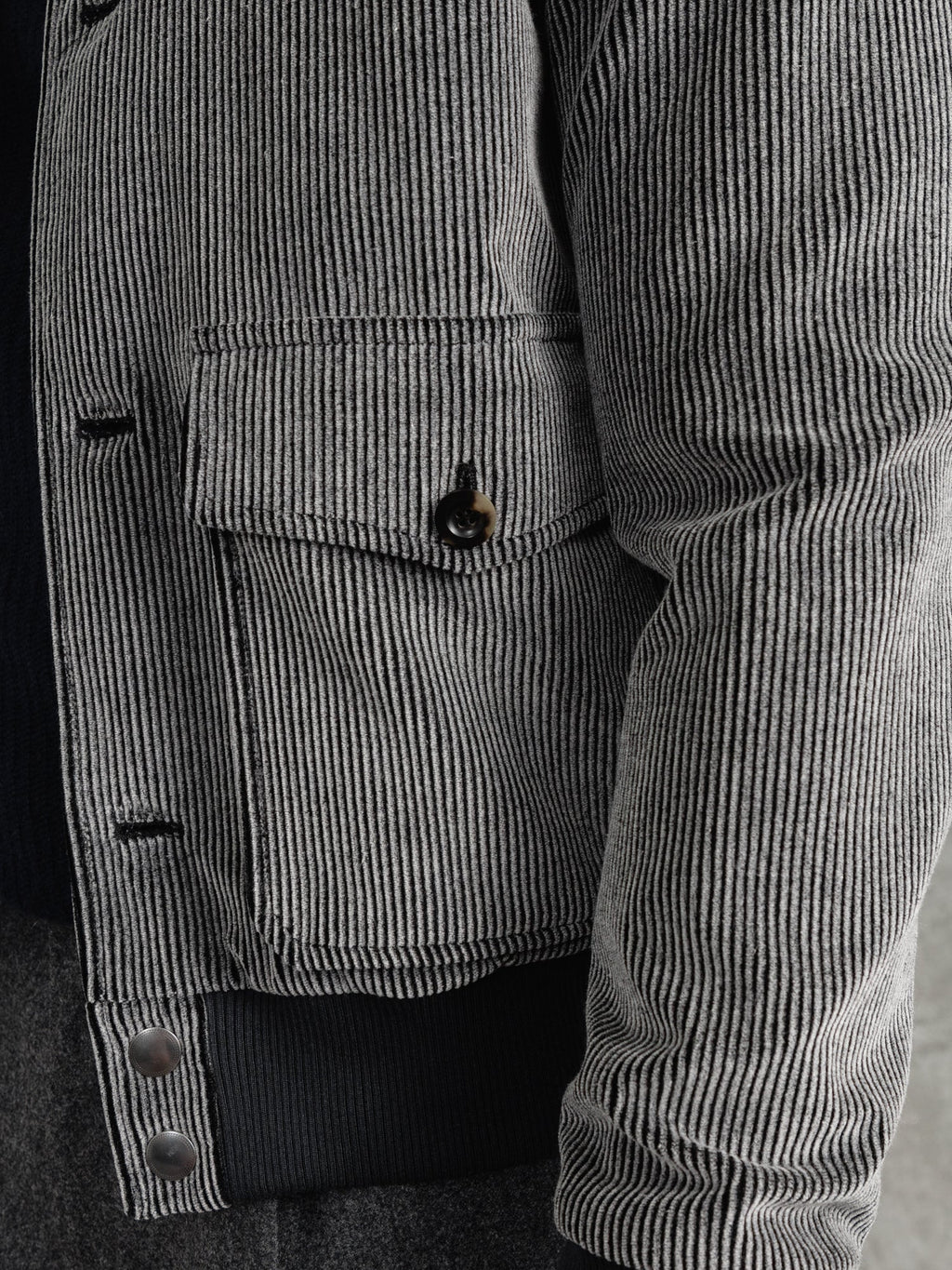 The Coniston Cord Bomber - Cobble Grey