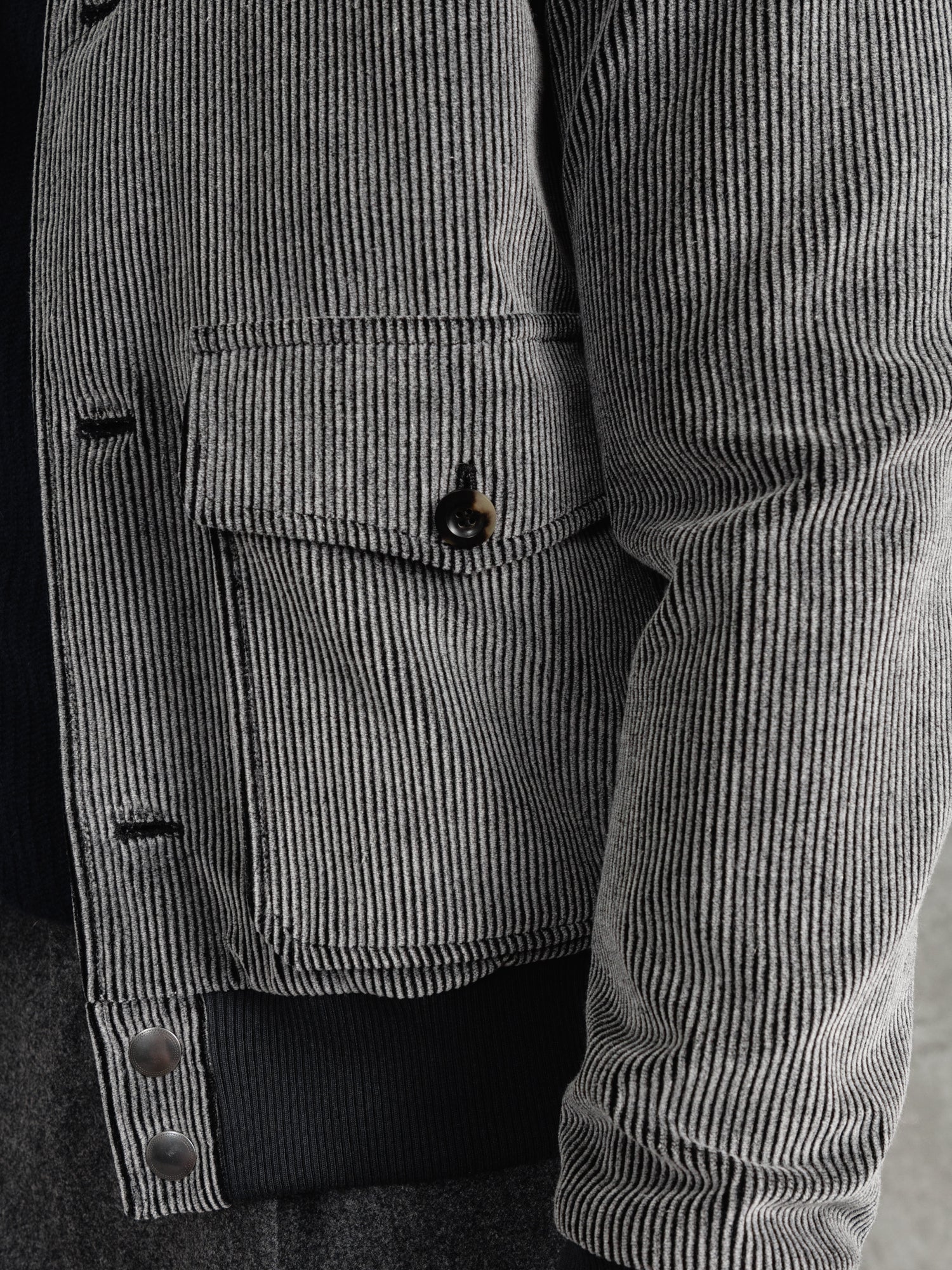 The Coniston Cord Bomber - Cobble Grey