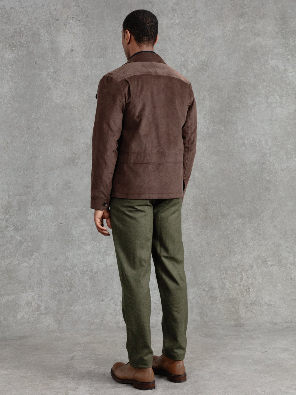 The Cord Pocket Jacket - Bark