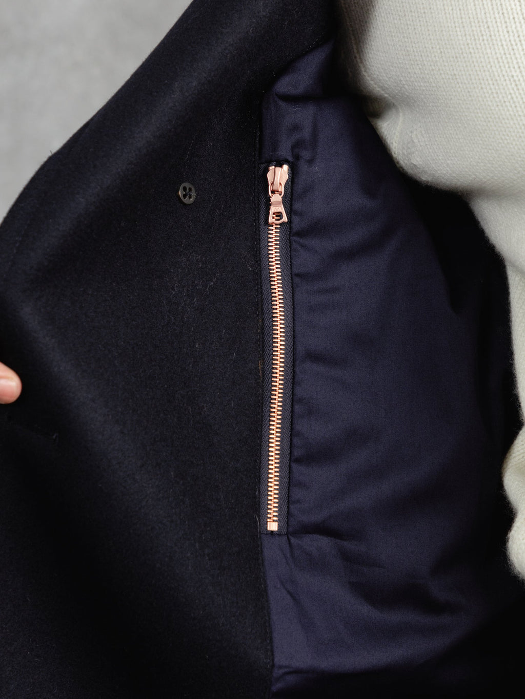 The Manchester Peacoat - Navy (Heroes)