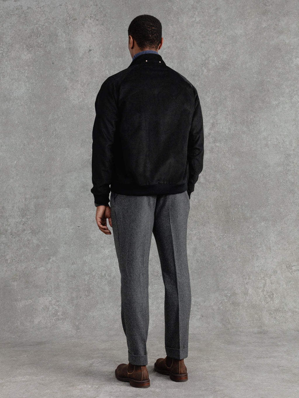 The M3 Cord Bomber - Ivory Black