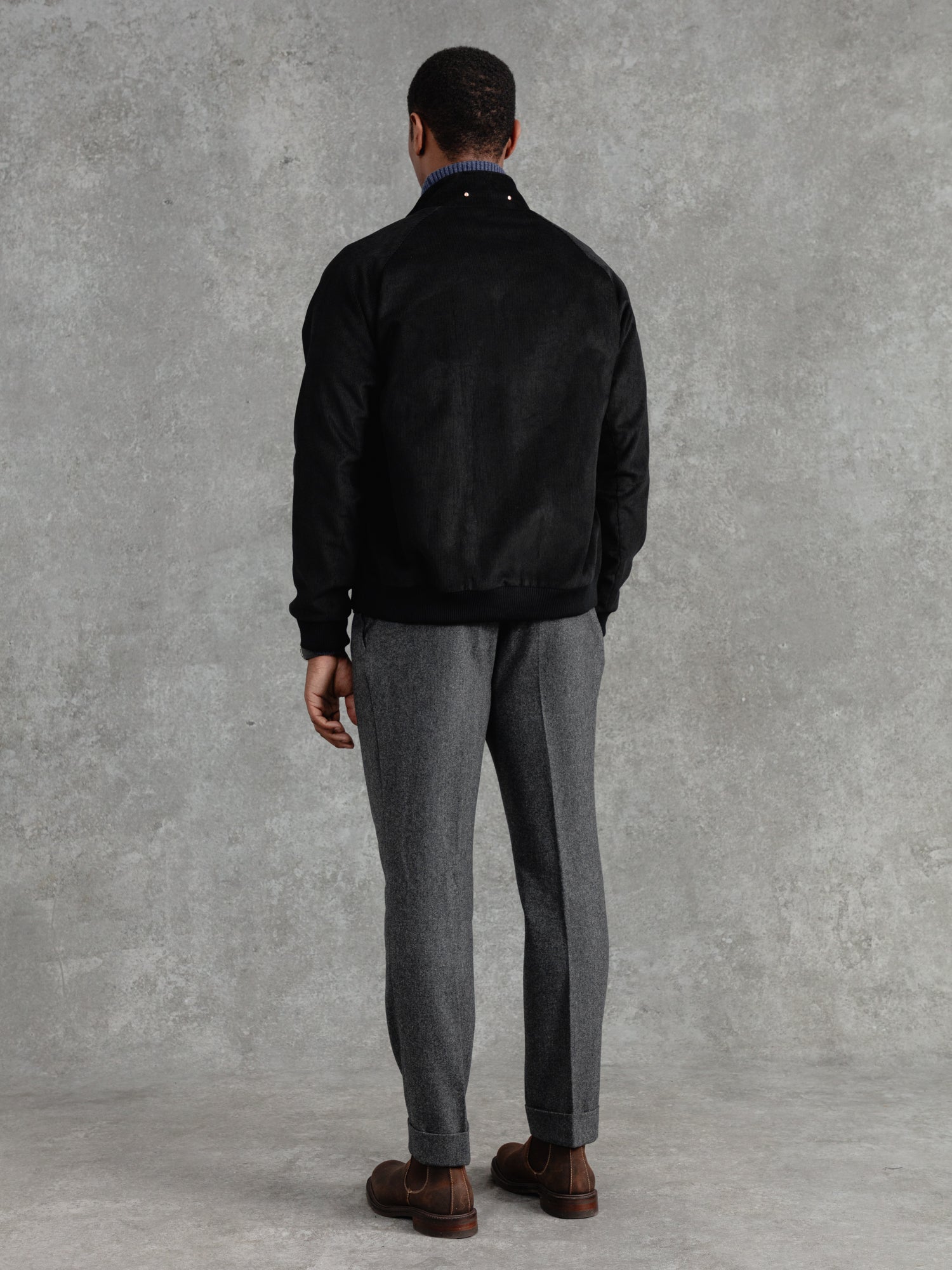 The M3 Cord Bomber - Ivory Black