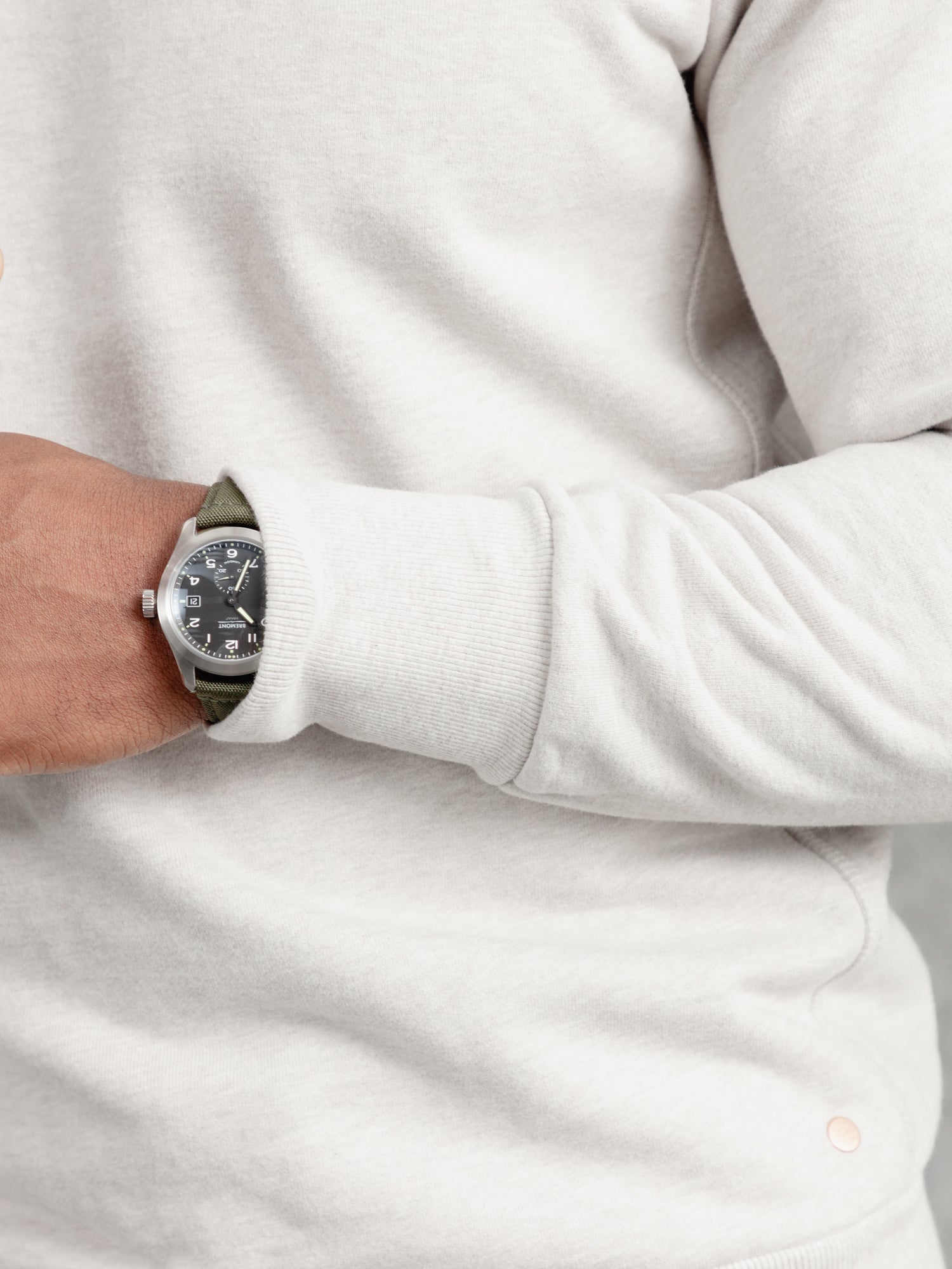 The PW Crew Neck Sweat 2.0 - Pebble