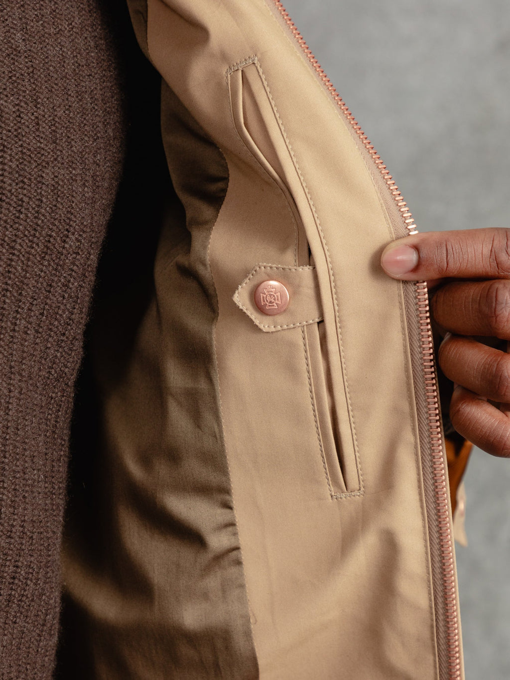 The Ventile® Harrington - Caramel