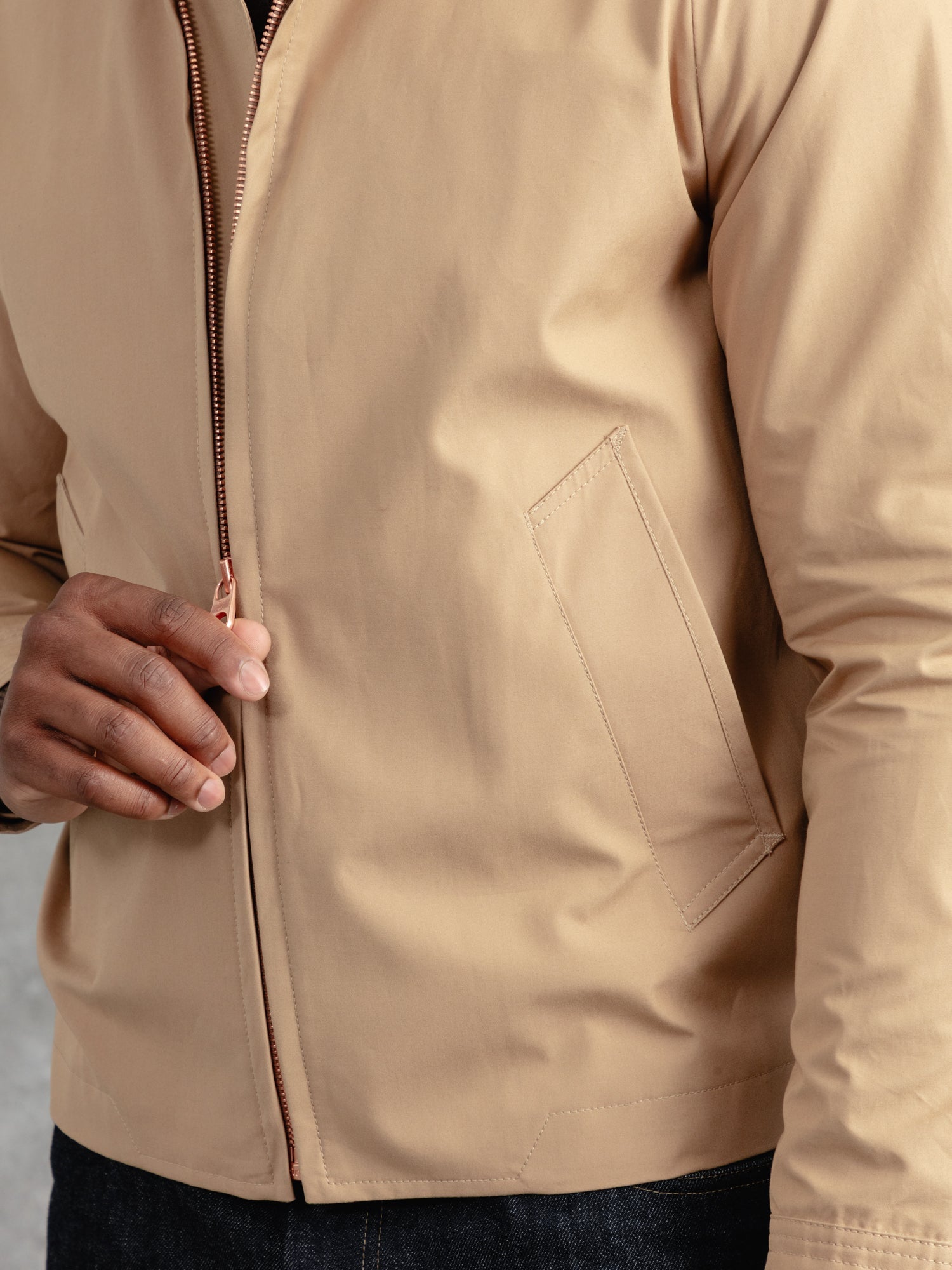 The Ventile® Harrington - Caramel