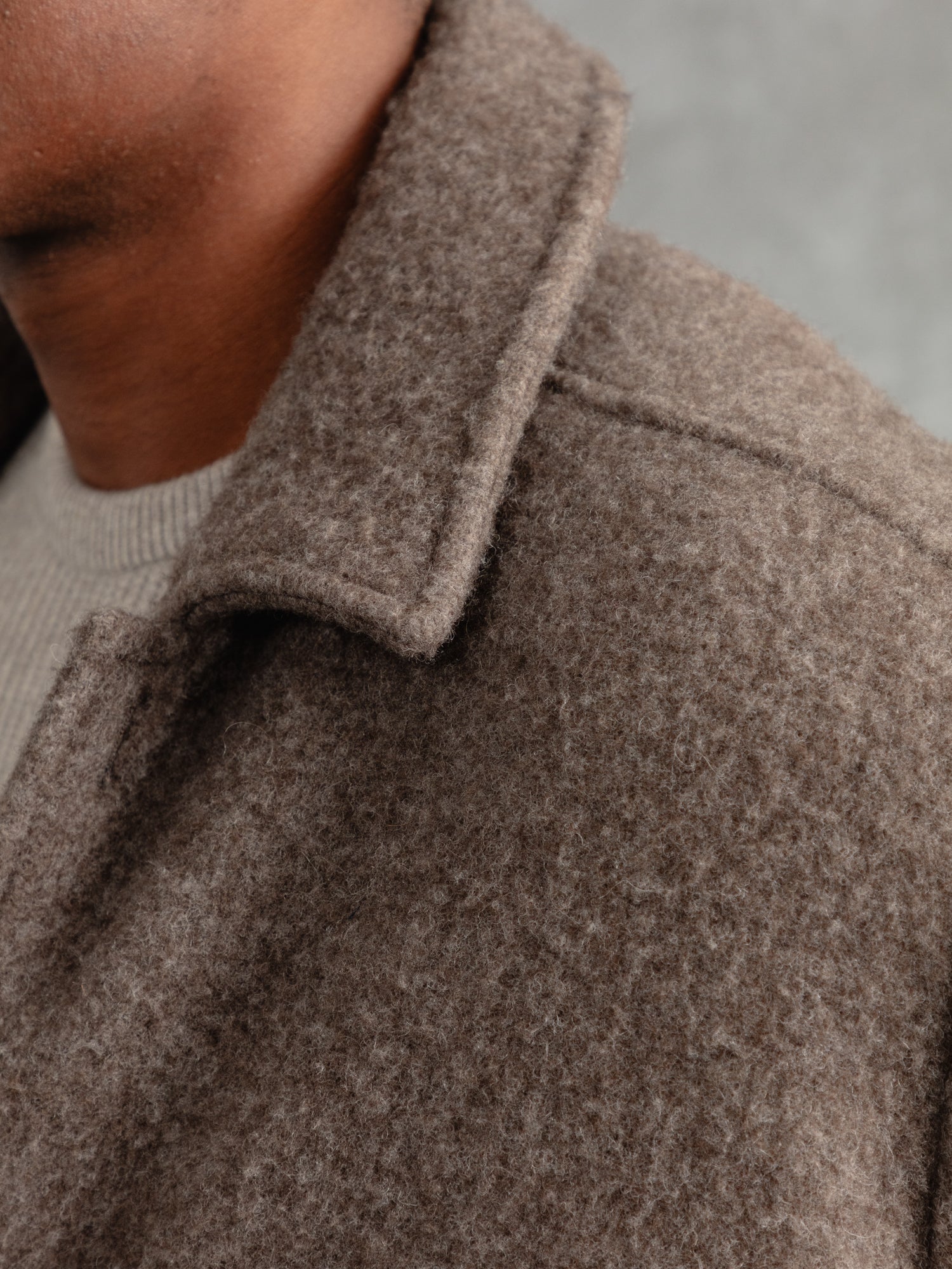 The Loden Cuddler Lumber - Pebble