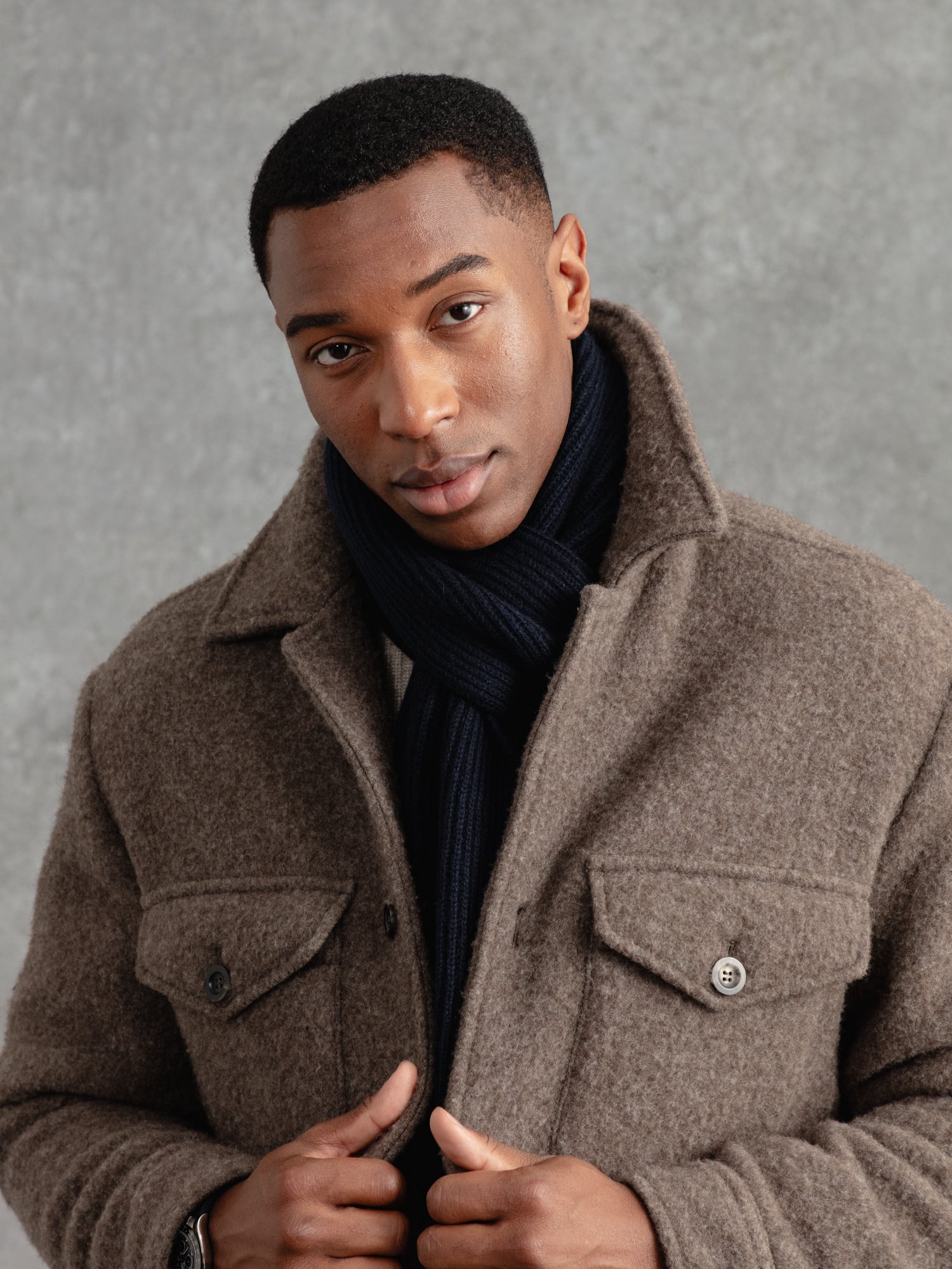 The Loden Cuddler Lumber - Pebble