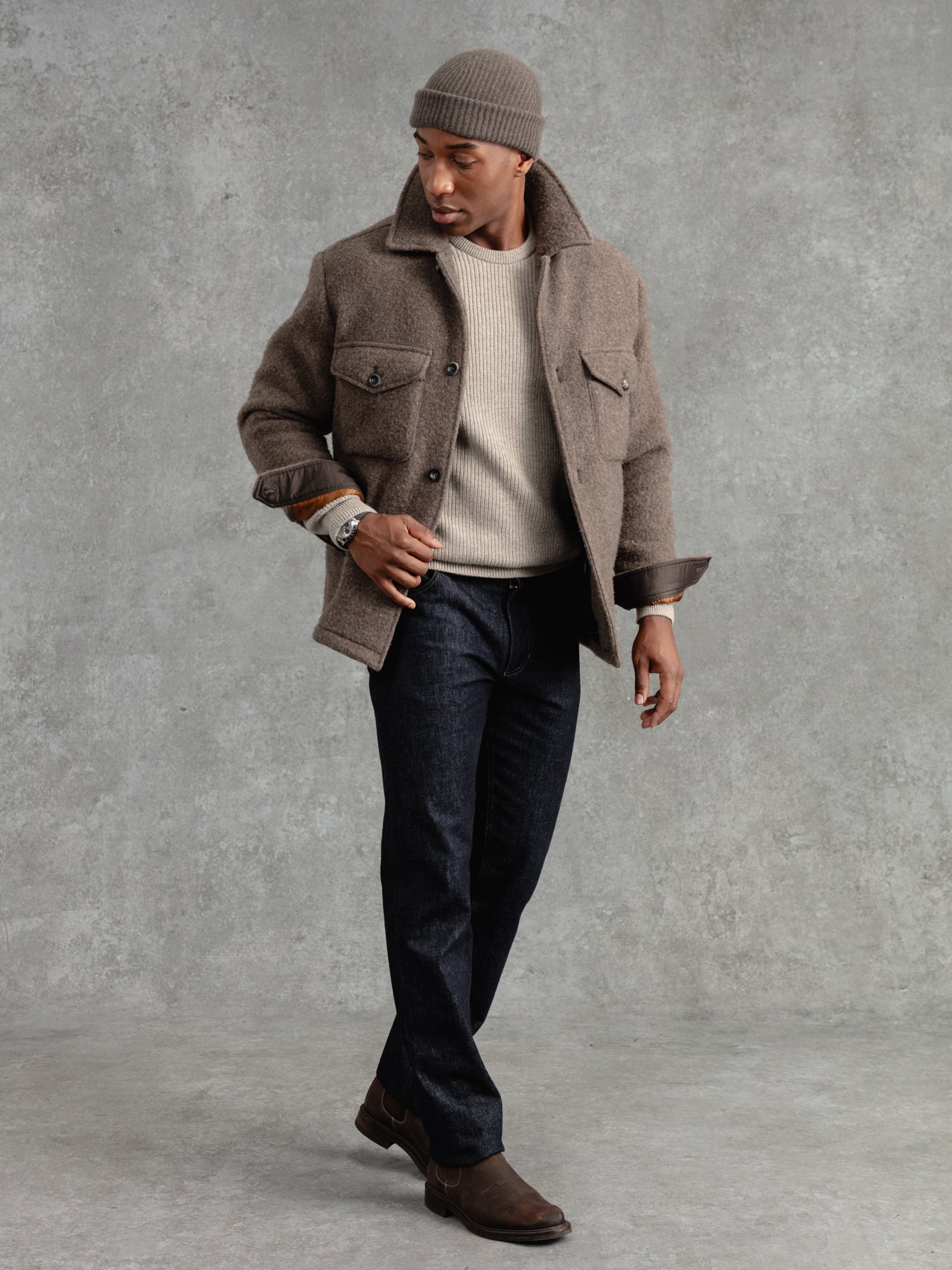 The Loden Cuddler Lumber - Pebble