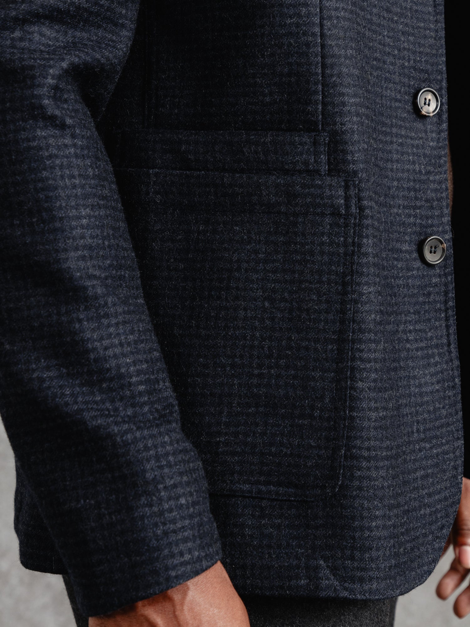 The Wool Blazer - Ink