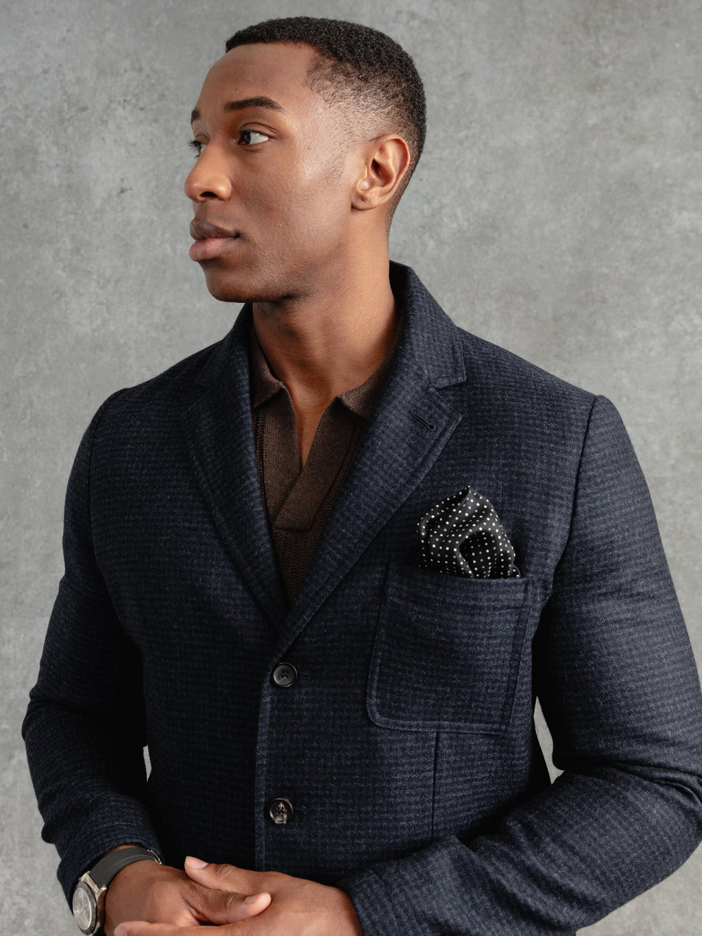 The Wool Blazer - Ink