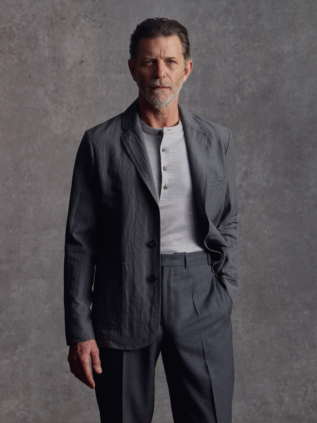 The Belgravia Blazer - Cobble Grey