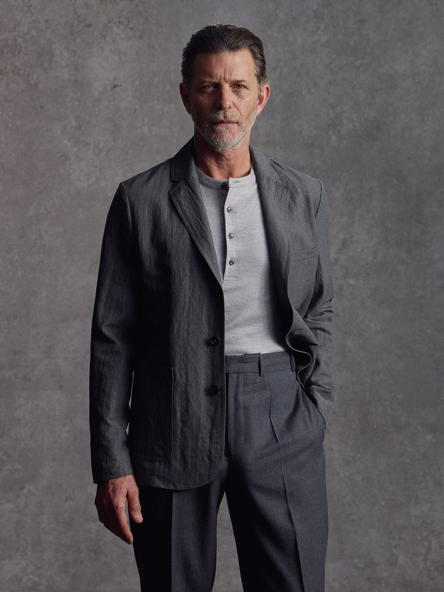 The Belgravia Blazer - Cobble Grey