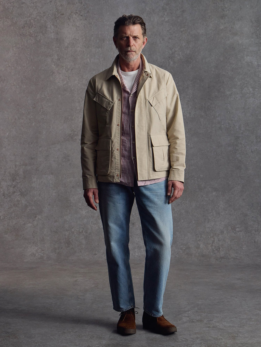 The Fitzrovia Field Jacket - Alabaster