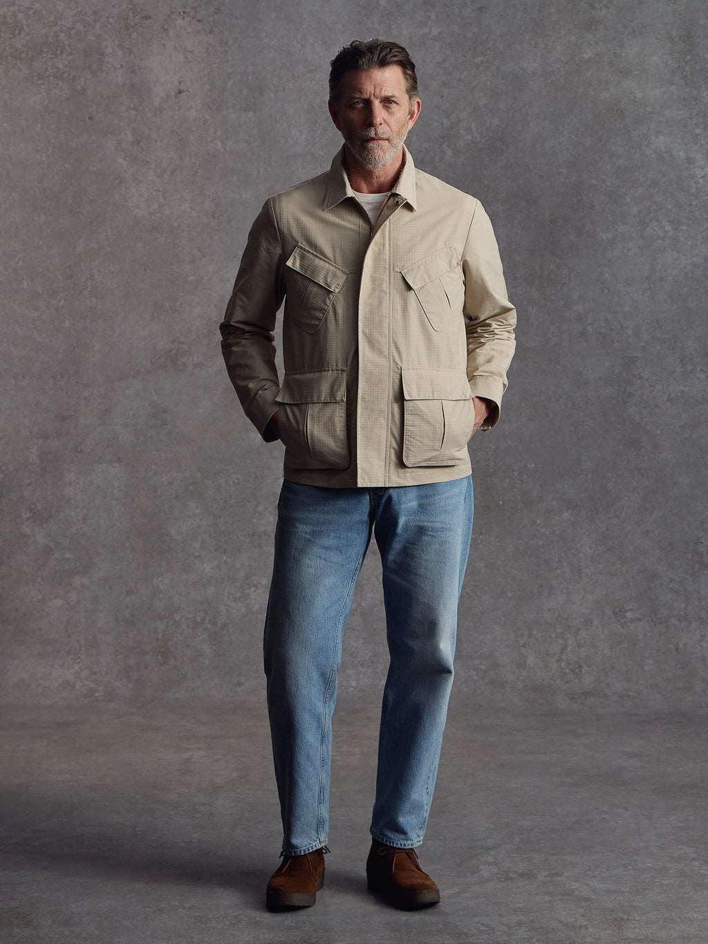 The Fitzrovia Field Jacket - Alabaster
