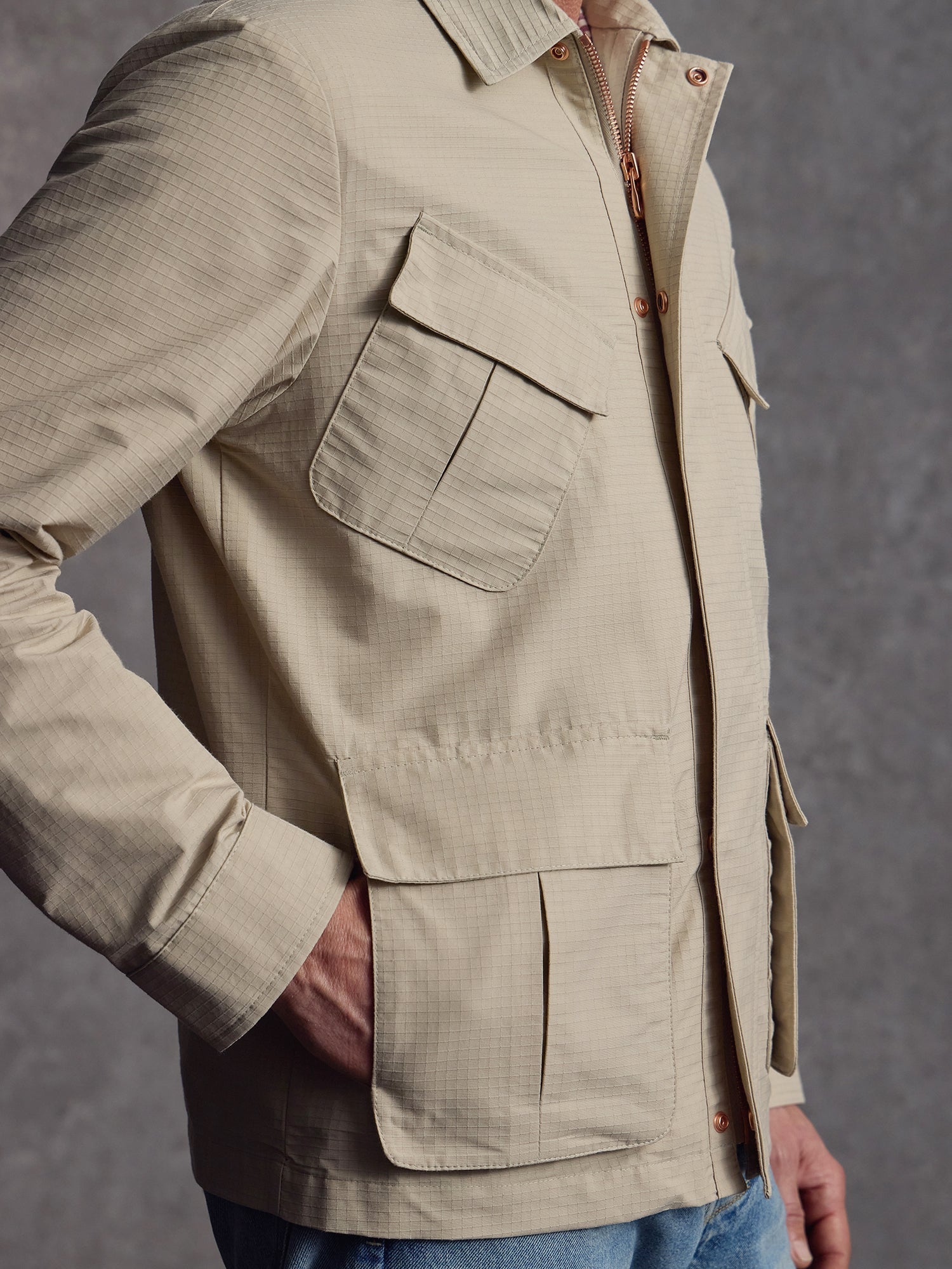 The Fitzrovia Field Jacket - Alabaster