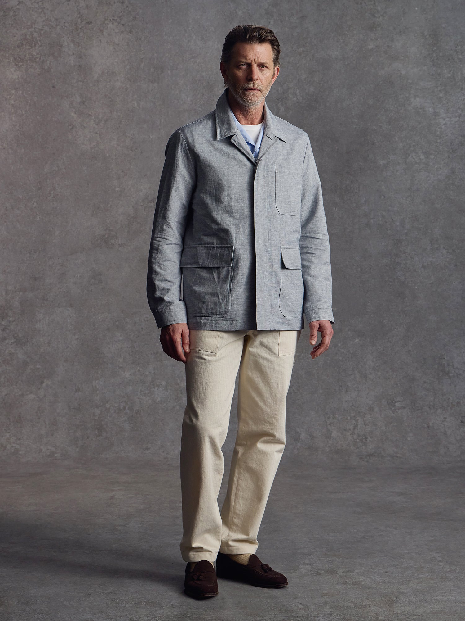 The Marylebone Shacket - Azure