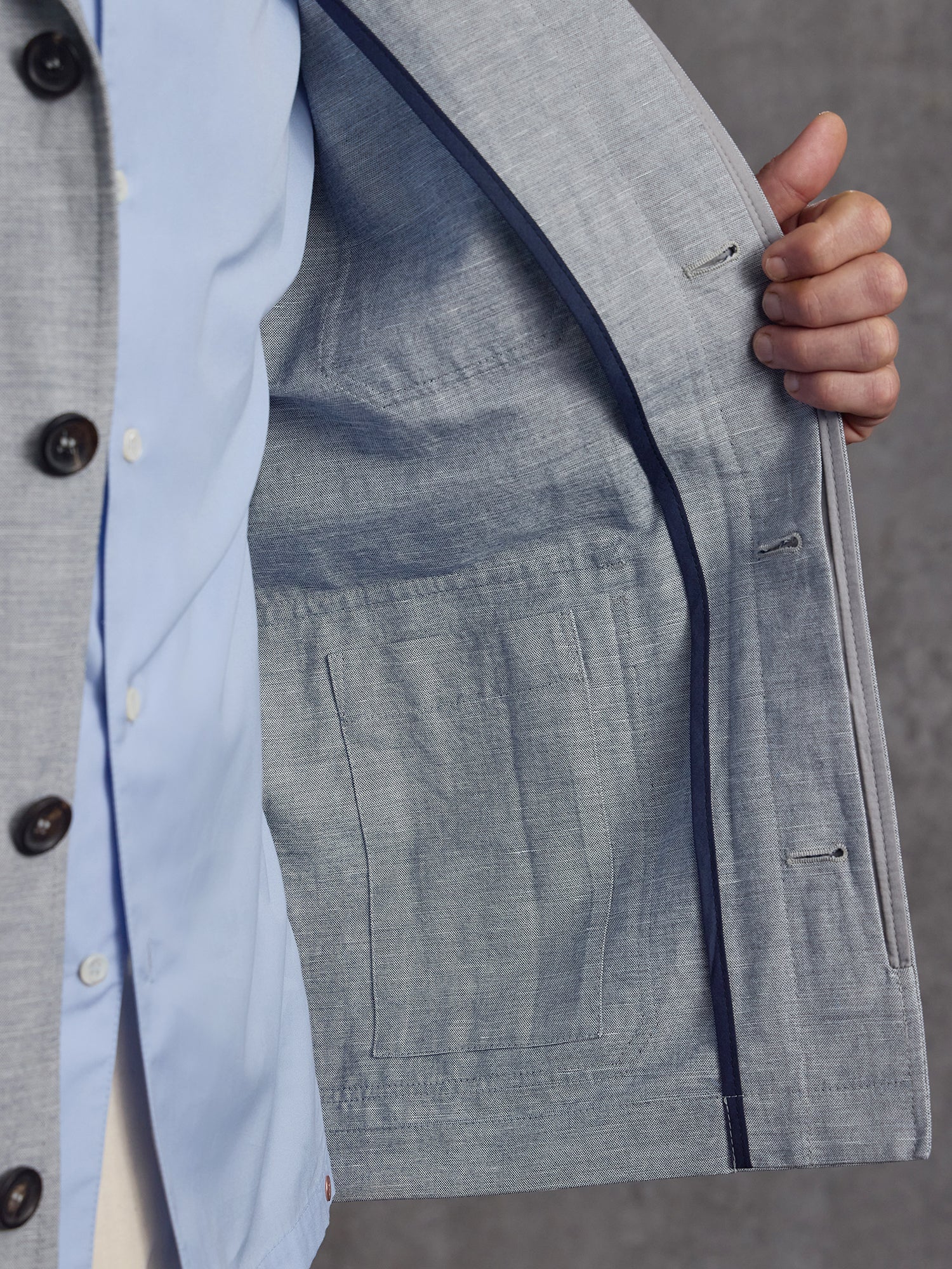 The Marylebone Shacket - Azure