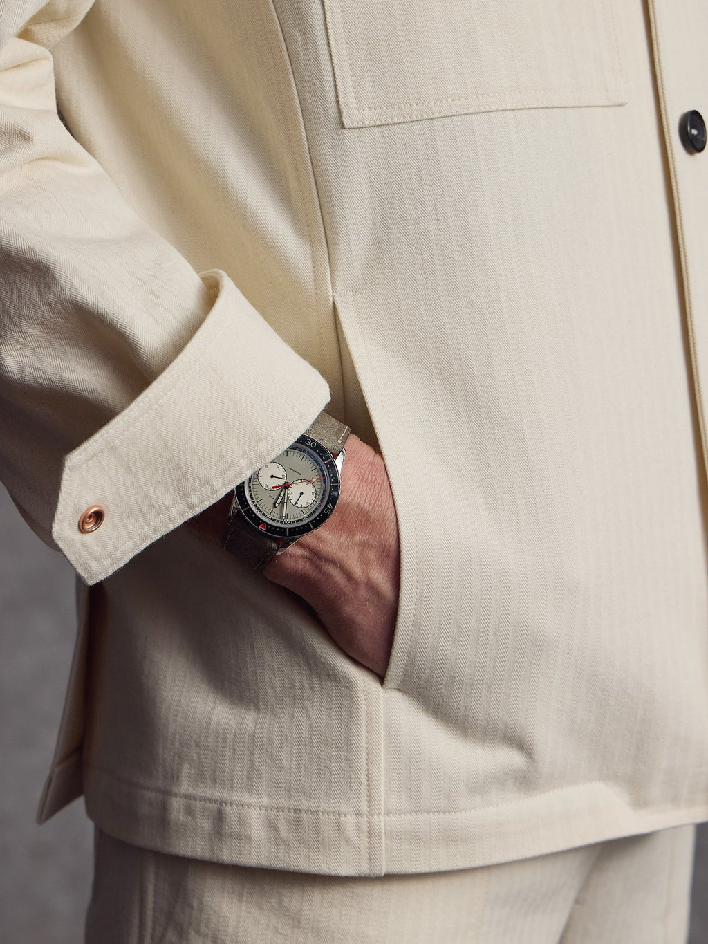 The Overlord Jacket - Ecru