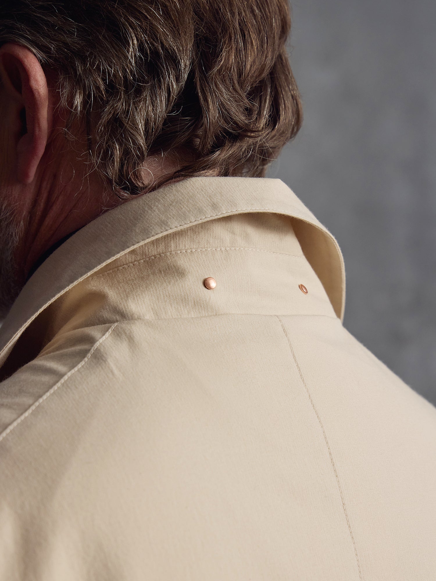 The Richmond Silk Mac - Alabaster