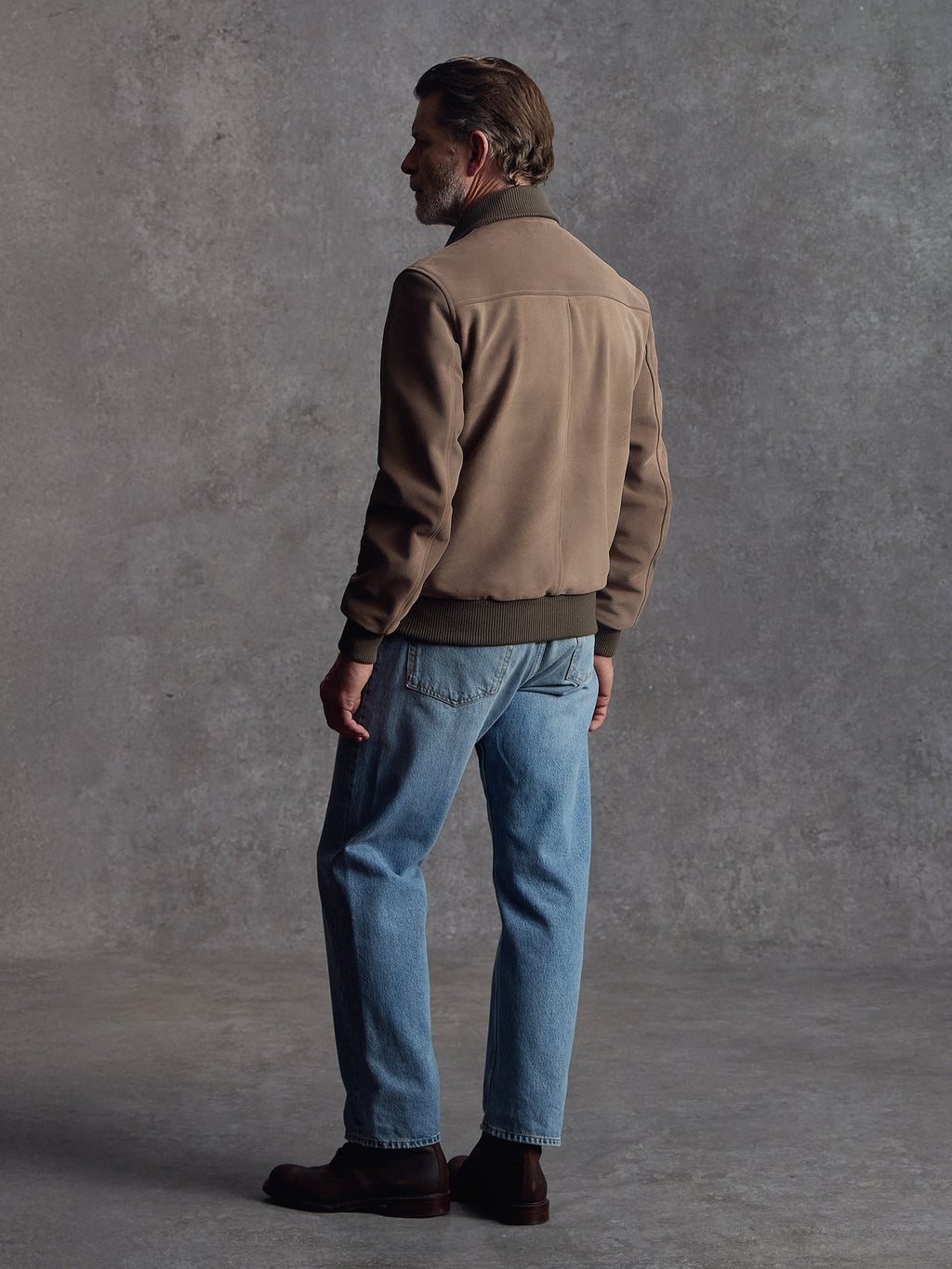 The Stealth Bomber - Taupe Suede