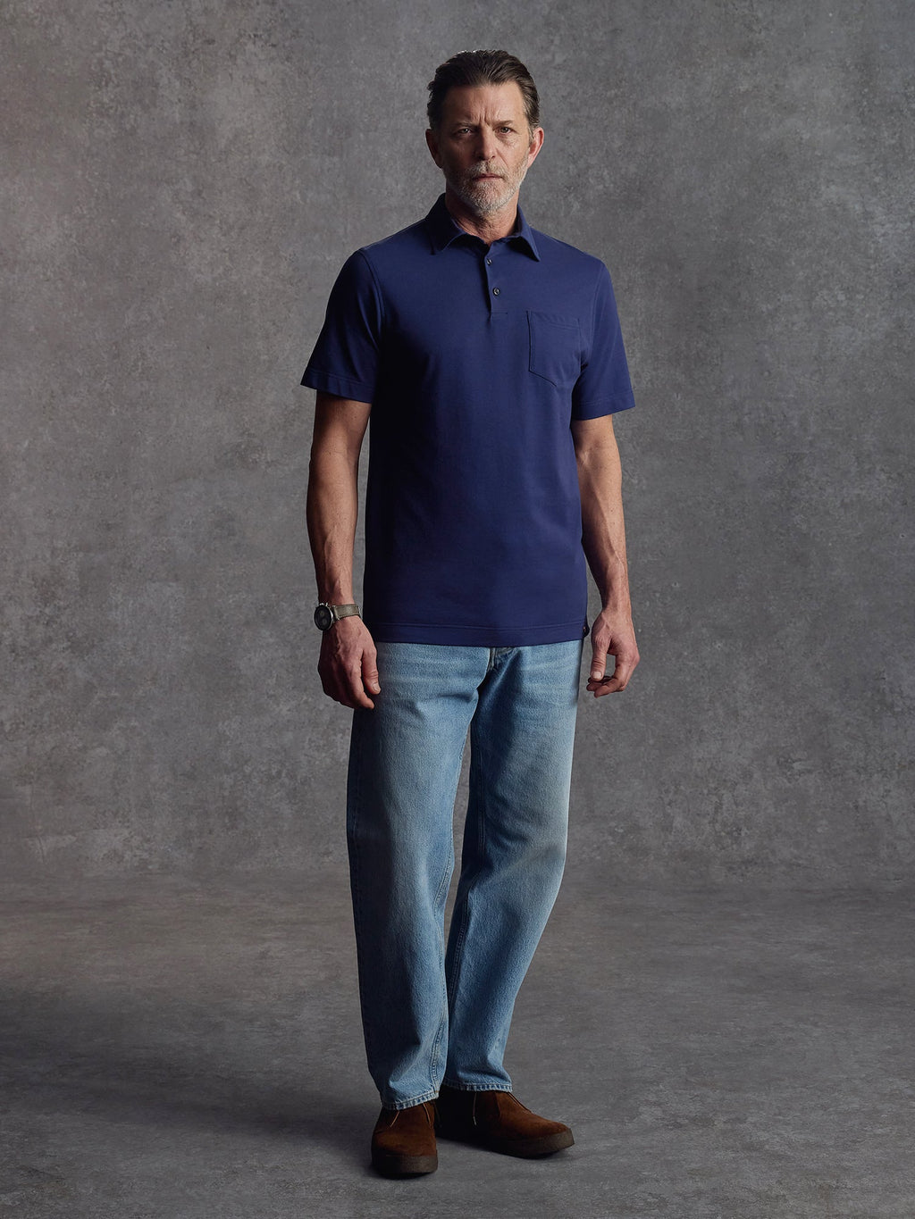 The Civvy Polo - Navy