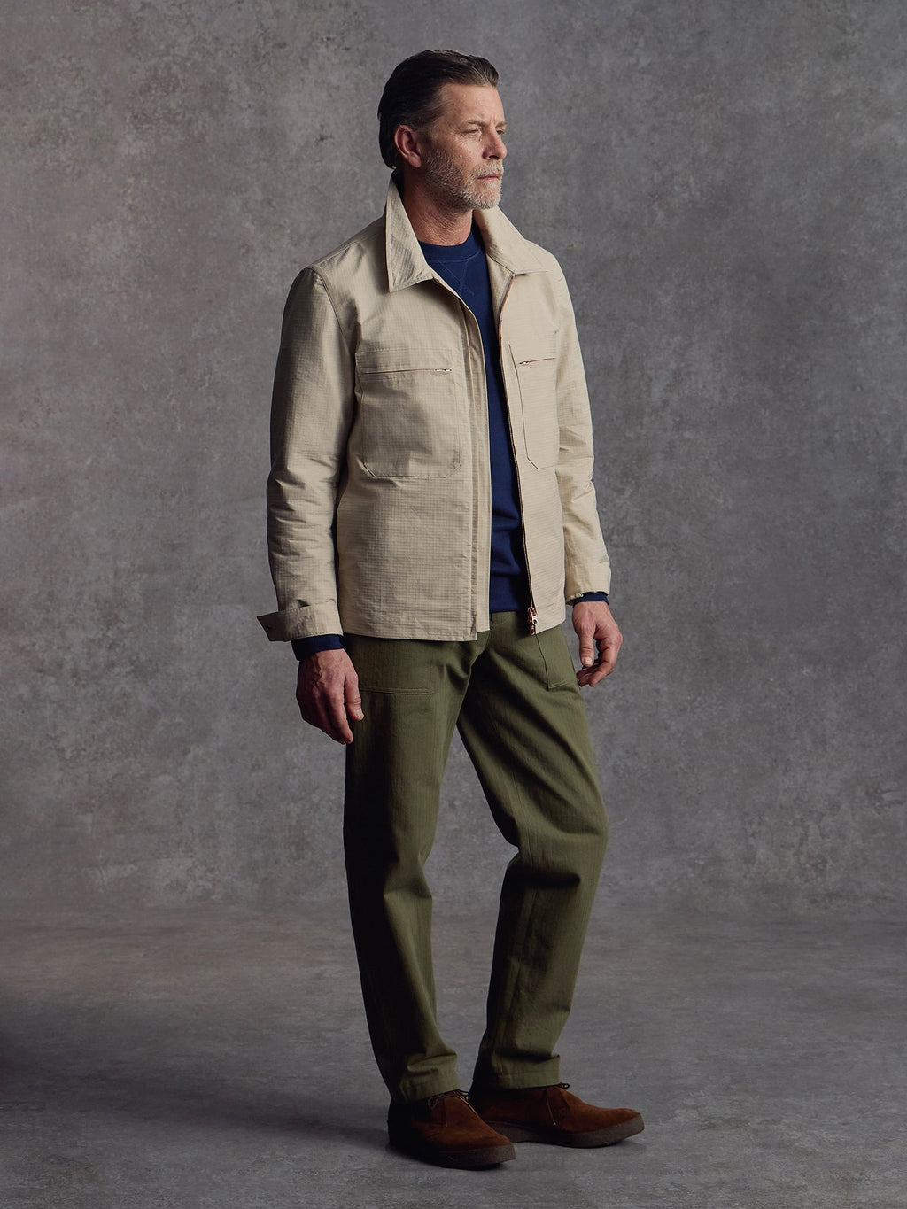 The Covert Jacket - Alabaster