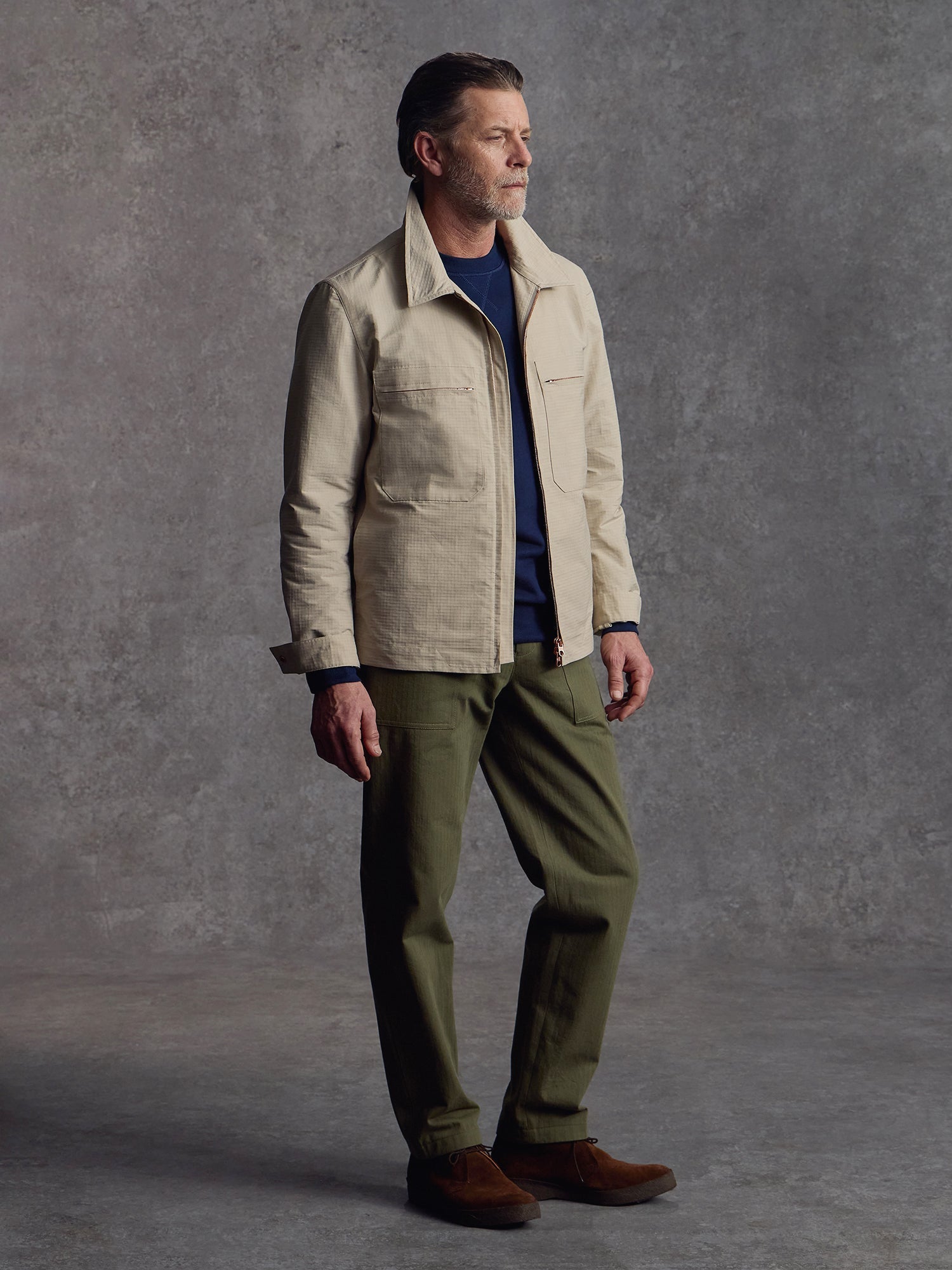 The Covert Jacket - Alabaster