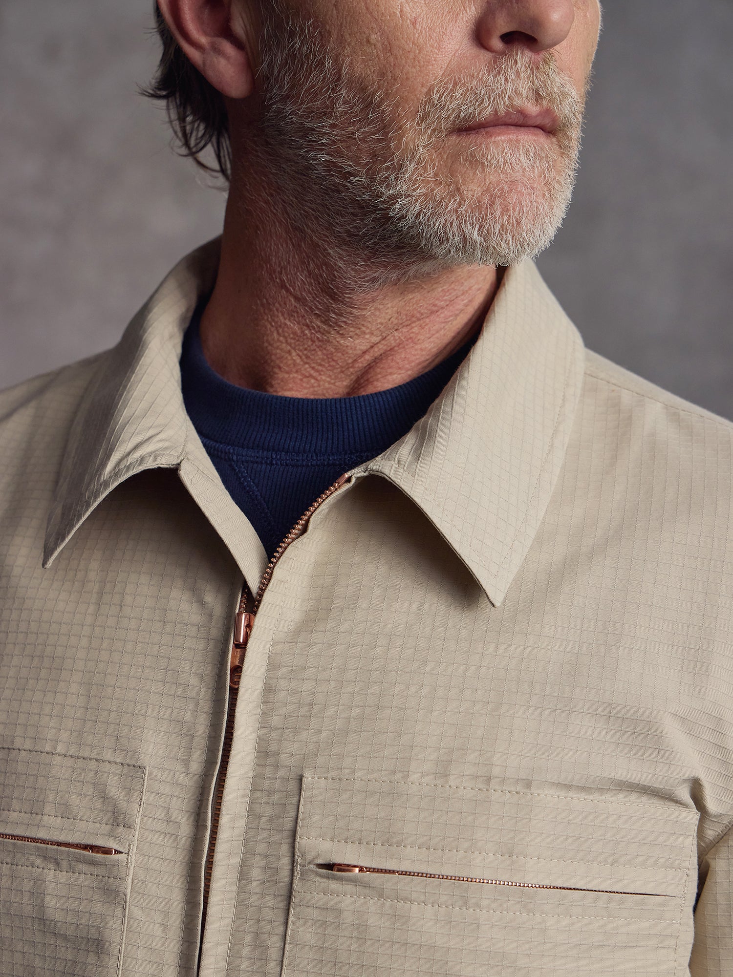 The Covert Jacket - Alabaster