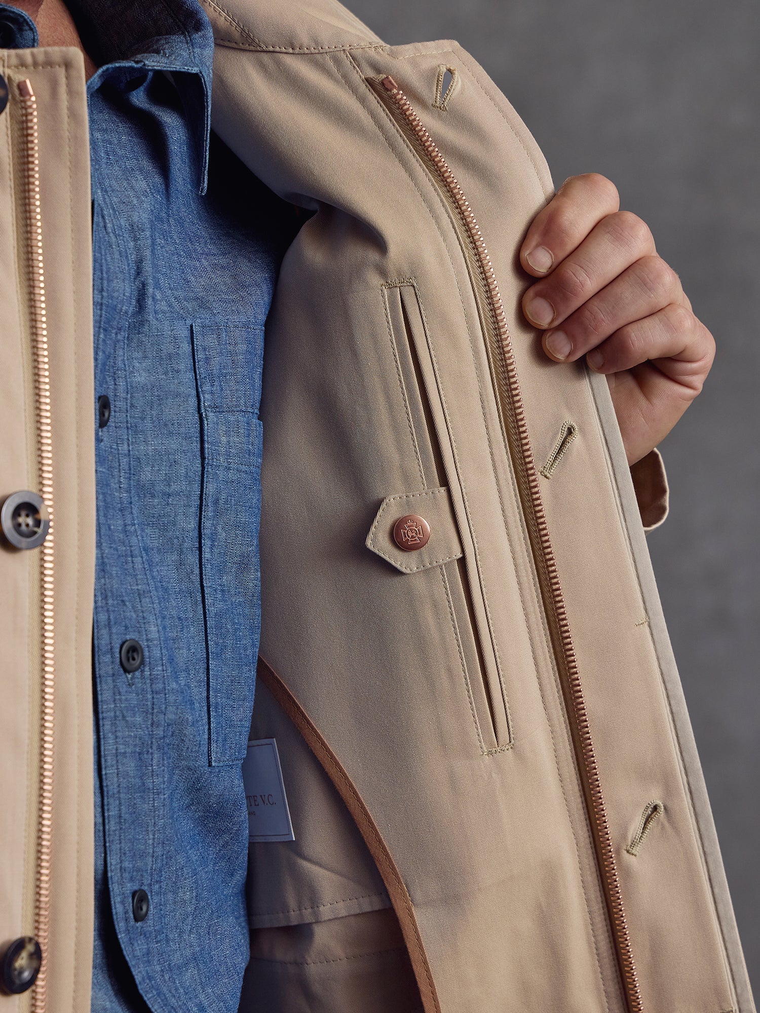 The Drizzle Mac - Sand