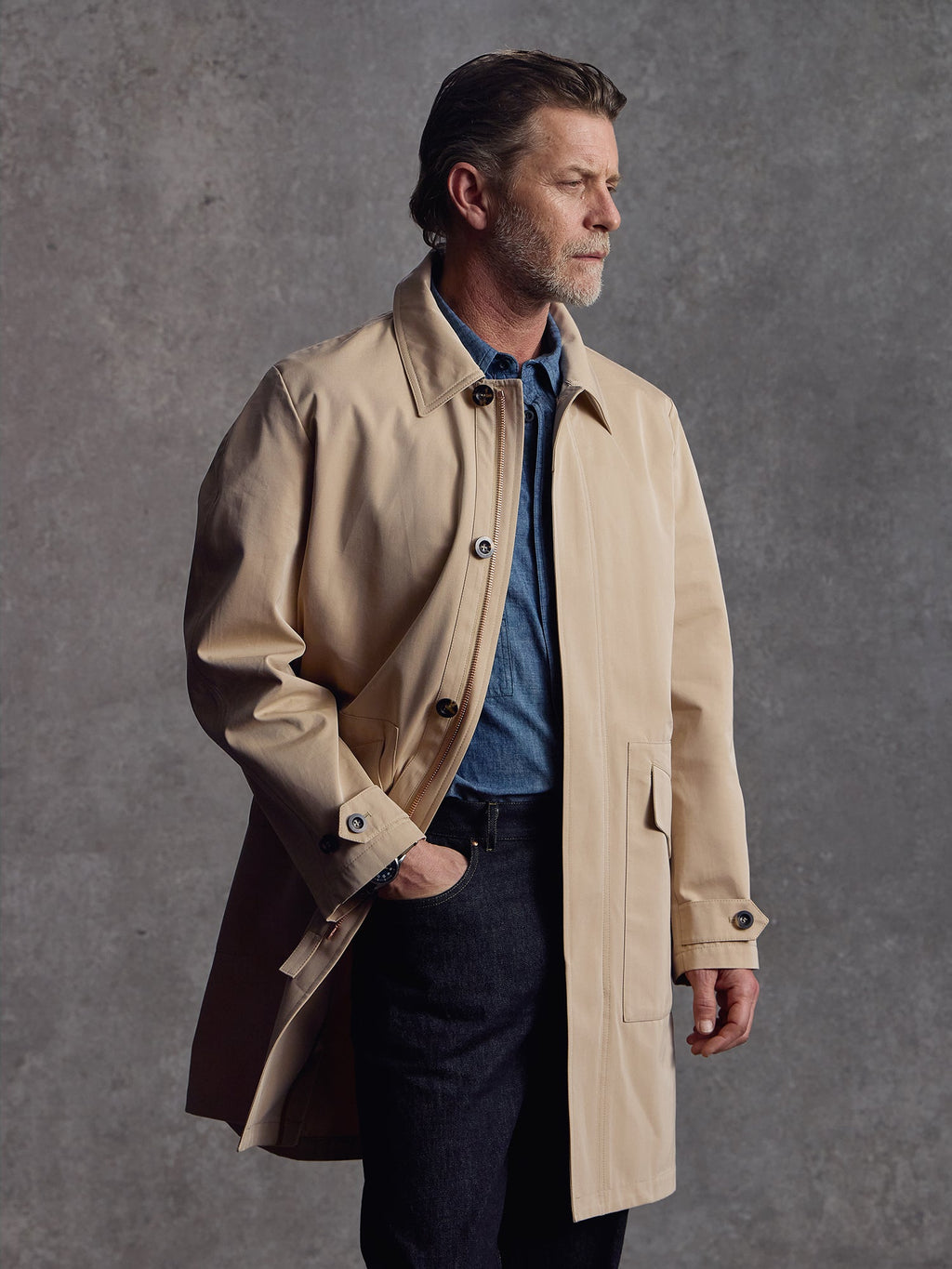 The Drizzle Mac - Sand