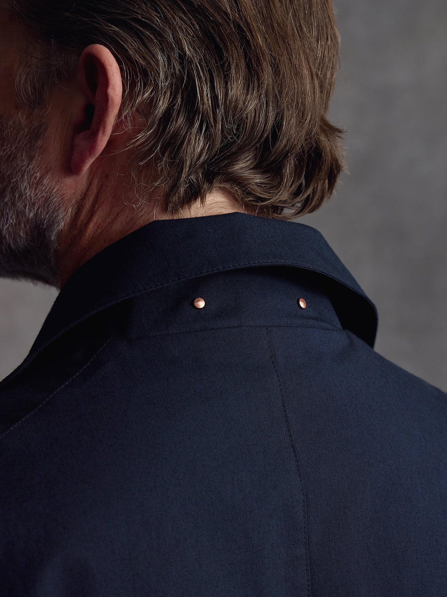 The Richmond Silk Mac - Ink