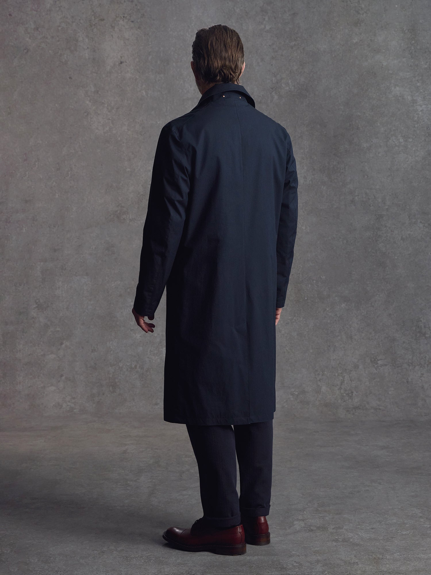 The Richmond Silk Mac - Ink