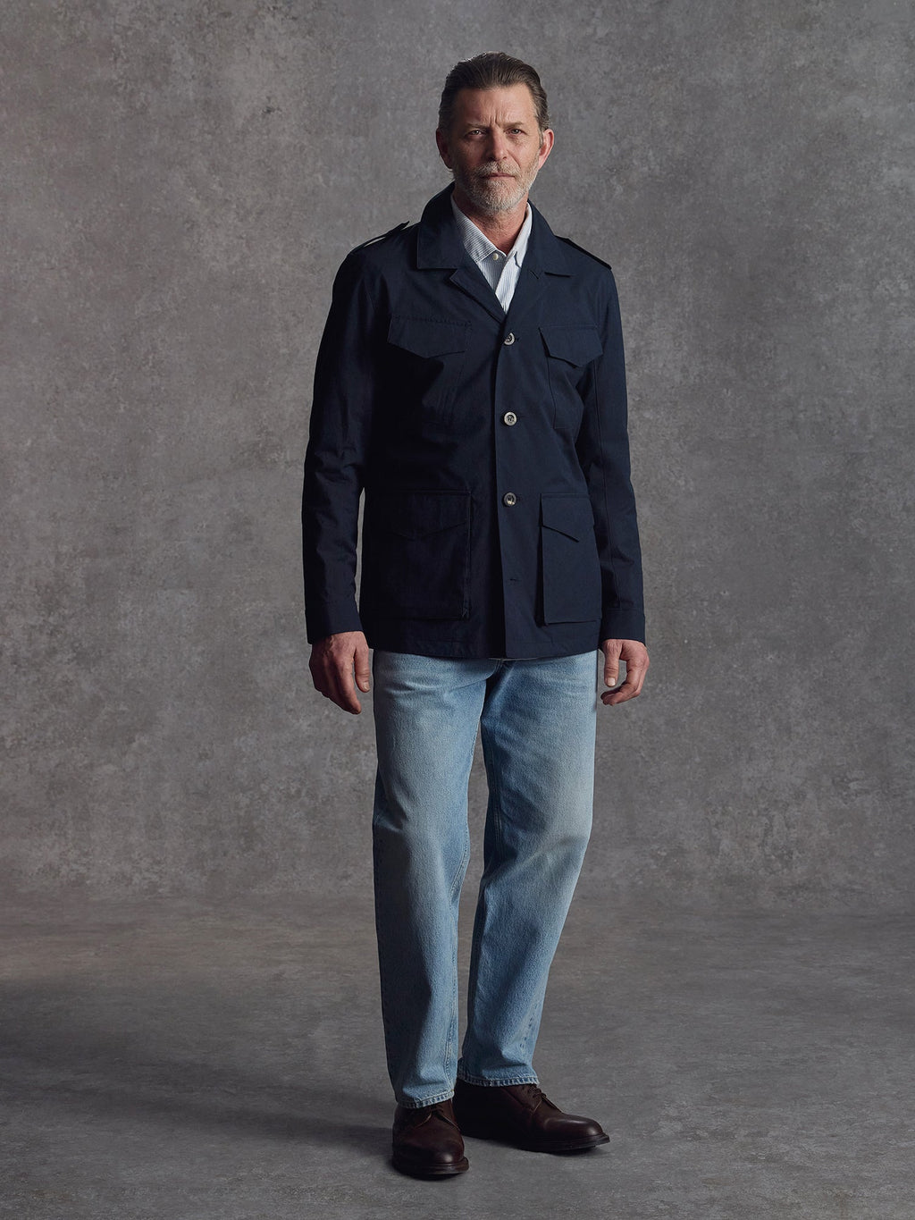 The Richmond Revere Jacket - Ink