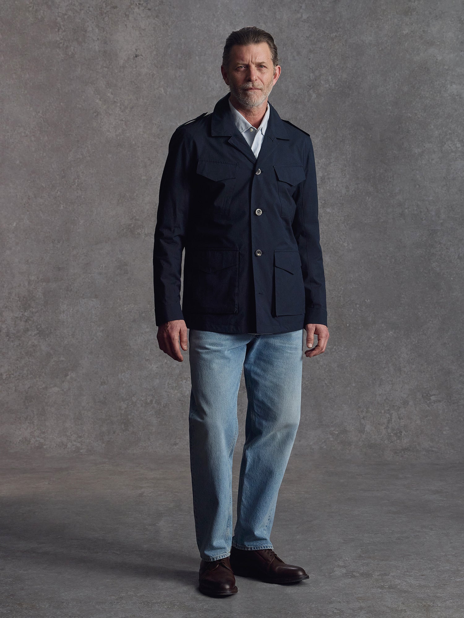 The Richmond Revere Jacket - Ink